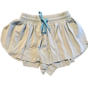 Blaosn Light Blue Women's Flowy Athletic Gym Yoga Shorts XS